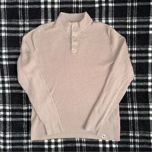 Abercrombie Kida Beige Lightweight Sweater